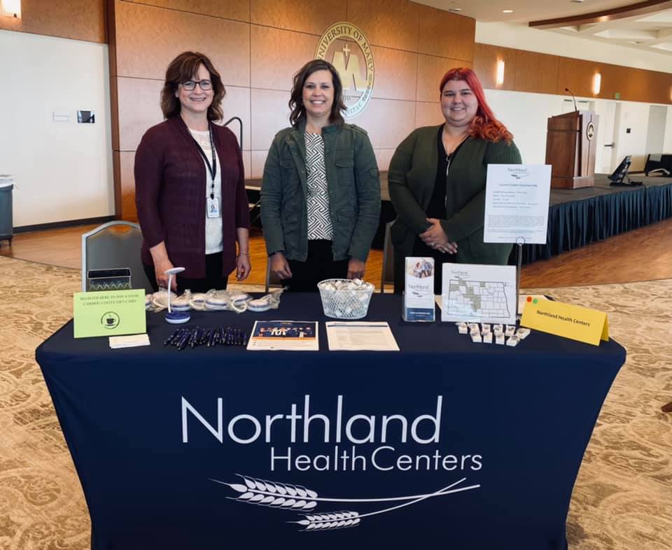 2021 U of Mary Career Fair Northland Health Centers
